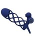 PRETTY LOVE - GIANN ANILLO VIBRADOR CON FUNDA DE SILICONA AZUL