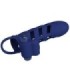 PRETTY LOVE - ALTAF ANILLO VIBRADOR CON FUNDA DE SILICONA AZUL