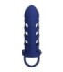 PRETTY LOVE - ALTAF ANILLO VIBRADOR CON FUNDA DE SILICONA AZUL