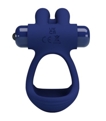 PRETTY LOVE - FRANCISCO DOBLE ANILLO VIBRADOR RABBIT AZUL
