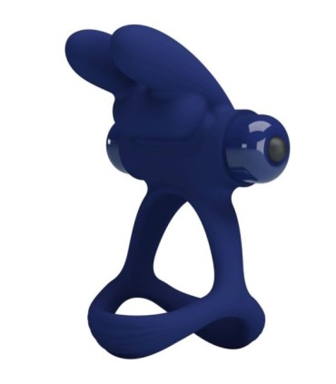PRETTY LOVE - FRANCISCO DOBLE ANILLO VIBRADOR RABBIT AZUL