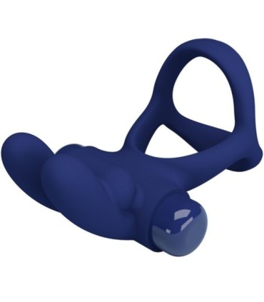 PRETTY LOVE - FRANCISCO DOBLE ANILLO VIBRADOR RABBIT AZUL