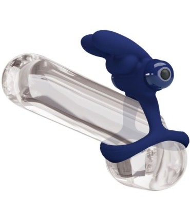 PRETTY LOVE - FRANCISCO DOBLE ANILLO VIBRADOR RABBIT AZUL