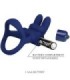 PRETTY LOVE - FRANCISCO DOBLE ANILLO VIBRADOR RABBIT AZUL