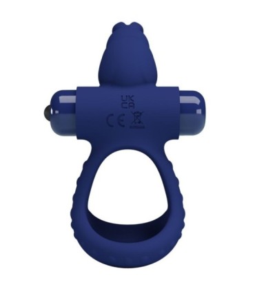 PRETTY LOVE - LUCHITO DOBLE ANILLO VIBRADOR RABBIT AZUL