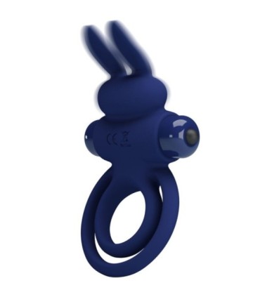 PRETTY LOVE - DAREY DOBLE ANILLO VIBRADOR RABBIT AZUL