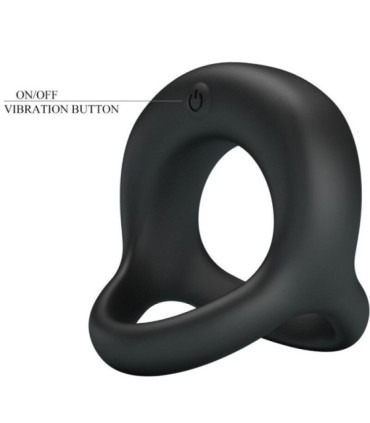 PRETTY LOVE - ELLIOTT ANILLO VIBRADOR NEGRO