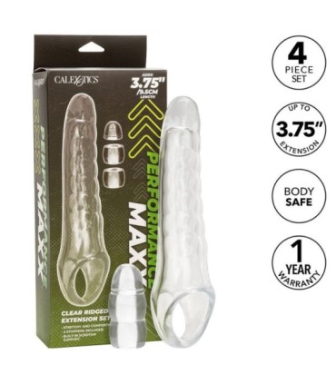 CALEXOTICS - MAXX EXTENSOR DE PENE AJUSTABLE TRANSPARENTE