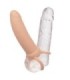 CALEXOTICS - MAXX DOBLE PENETRADOR GRUESO 10 VIBRACIONES NATURAL
