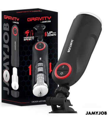JAMYJOB - GRAVITY MASTURBADOR VAGINA AUTOMÁTICO 5 MODOS DE EMPUJE Y EFECTO SONIDO