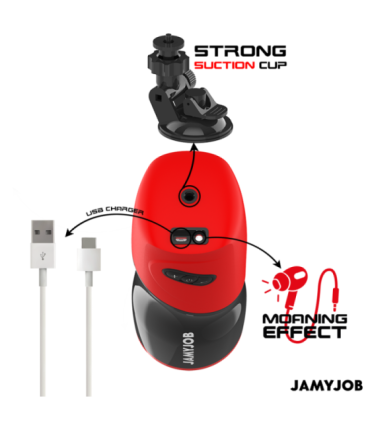 JAMYJOB - XPEED MASTURBADOR VAGINA AUTOMÁTICO 5 MODOS DE EMPUJE Y EFECTO SONIDO