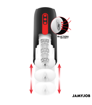 JAMYJOB - PHANTOM MASTURBADOR VAGINA AUTOMTICO 5 MODOS ONDAS ESTIMULADORAS Y EMPUJE