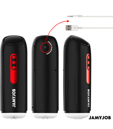 JAMYJOB - PHANTOM MASTURBADOR VAGINA AUTOMTICO 5 MODOS ONDAS ESTIMULADORAS Y EMPUJE