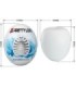 PRETTY LOVE - MASTURBADOR MASCULINO HUEVO BLANCO