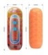 PRETTY LOVE - TWIN BALLS MASTURBADOR MASCULINO NARANJA