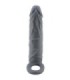 PRETTY LOVE - FUNDA DE PENE DE PIEL REALÍSTICA GRIS OSCURO