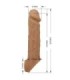PRETTY LOVE - FUNDA DE PENE DE PIEL REALÍSTICA NATURAL