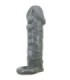 PRETTY LOVE - FUNDA REALÍSTICA ALARGADORA Y RETARDANTE PARA PENE GRIS