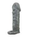 PRETTY LOVE - FUNDA REALÍSTICA ALARGADORA Y RETARDANTE PARA PENE GRIS
