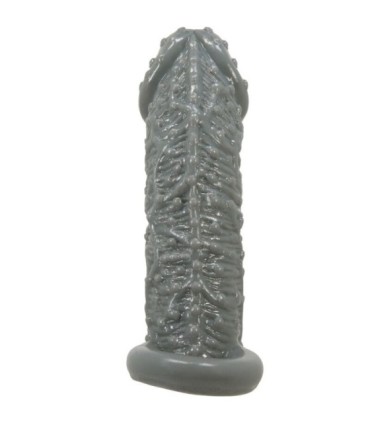 PRETTY LOVE - FUNDA REALÍSTICA ALARGADORA Y RETARDANTE PARA PENE MODELO 2 GRIS