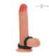 INTENSE - BOBBY ANILLO DOBLE PARA PENE SILICONA NEGRO