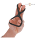 INTENSE - DEWEY ANILLO DOBLE PARA PENE SILICONA NEGRO MODELO 2