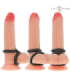 INTENSE - DEWEY ANILLO DOBLE PARA PENE SILICONA NEGRO MODELO 2