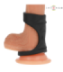 INTENSE - THEO ANILLO DOBLE PARA PENE SILICONA NEGRO MODELO 3