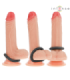 INTENSE - HUGH 3 ANILLOS BÁSICOS PARA PENE SILICONA NEGRO