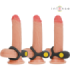 INTENSE - ALEX ANILLO DOBLE VIBRADOR PENE 10 VIBRACIONES NEGRO