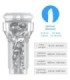 KIIROO - FEEL POCKET STROKER CRYSTAL BY KIIROO TRANSPARENTE