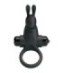 PRETTY LOVE - ANILLO VIBRADOR + ESTIMULADOR RABBIT CLÍTORIS 10 VIBRACIONES NEGRO