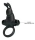 PRETTY LOVE - ANILLO VIBRADOR + ESTIMULADOR RABBIT CLÍTORIS 10 VIBRACIONES NEGRO