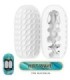 PRETTY LOVE - HOT WAVE MASTURBADOR MASCULINO SILICONA BLANCO