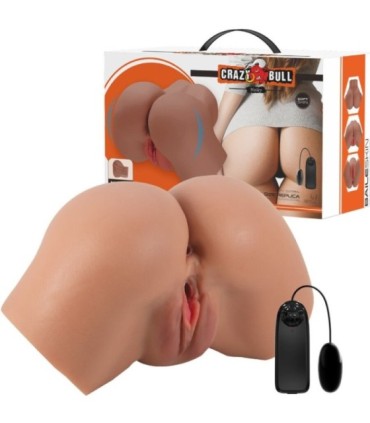 CRAZY BULL - HAILEY TRASERO VIBRADOR CON VAGINA Y ANO REALÍSTICO CONTROL REMOTO
