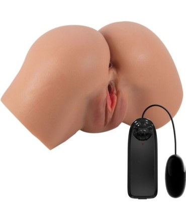 CRAZY BULL - HAILEY TRASERO VIBRADOR CON VAGINA Y ANO REALÍSTICO CONTROL REMOTO