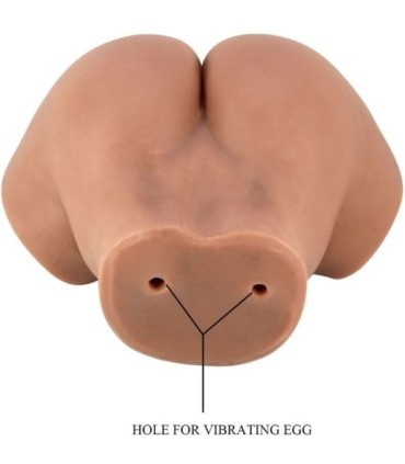 CRAZY BULL - HAILEY TRASERO VIBRADOR CON VAGINA Y ANO REALÍSTICO CONTROL REMOTO