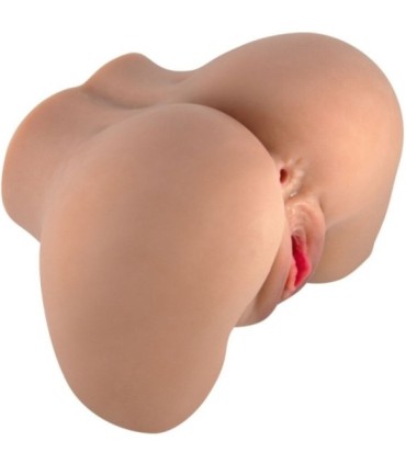 CRAZY BULL - MILA TRASERO VIBRADOR CON VAGINA Y ANO REALÍSTICO CONTROL REMOTO