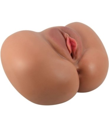 CRAZY BULL - LUNA TRASERO VIBRADOR CON VAGINA Y ANO REALÍSTICO CONTROL REMOTO