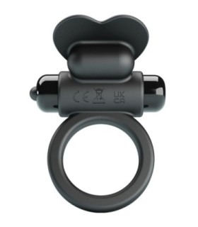 PRETTY LOVE - DEBONAIRE ANILLO VIBRADOR CONEJO 10 VIBRACIONES NEGRO
