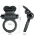 PRETTY LOVE - DEBONAIRE ANILLO VIBRADOR CONEJO 10 VIBRACIONES NEGRO