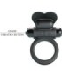 PRETTY LOVE - DEBONAIRE ANILLO VIBRADOR CONEJO 10 VIBRACIONES NEGRO