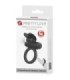 PRETTY LOVE - DEBONAIRE ANILLO VIBRADOR CONEJO 10 VIBRACIONES NEGRO