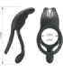 PRETTY LOVE - SETH DOBLE ANILLO VIBRADOR RABBIT 7 VIBRACIONES NEGRO