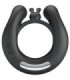 PRETTY LOVE - DAHLIA ANILLO VIBRADOR + ESTIMULADOR DE CLÍTOIS 12 VIBRACIONES NEGRO