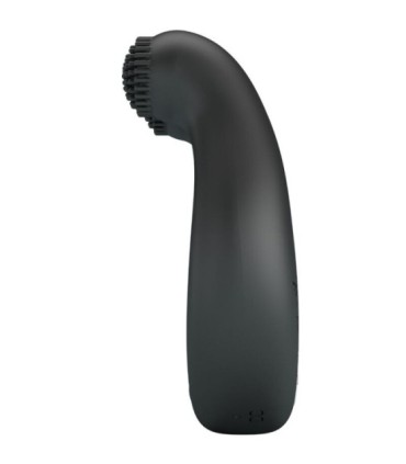 PRETTY LOVE - DAHLIA ANILLO VIBRADOR + ESTIMULADOR DE CLÍTOIS 12 VIBRACIONES NEGRO