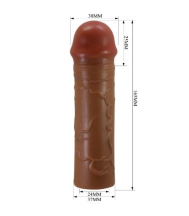 PRETTY LOVE - NILE FUNDA PARA PENE CON EXTENSIÓN DE 2.5 CM MULATO