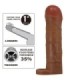 PRETTY LOVE - BUNION FUNDA PARA PENE CON EXTENSIÓN DE 2.5 CM MULATO