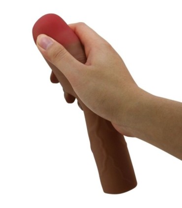 PRETTY LOVE - KYLIAN FUNDA PARA PENE CON EXTENSIÓN DE 7.6 CM MULATO