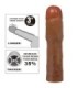 PRETTY LOVE - KYLIAN FUNDA PARA PENE CON EXTENSIÓN DE 7.6 CM MULATO